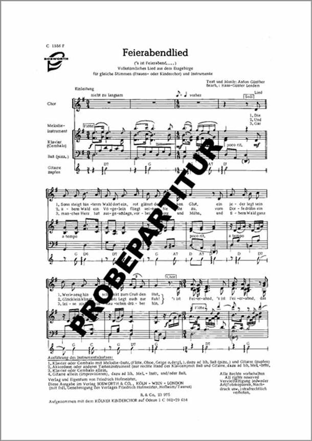 Feierabendlied